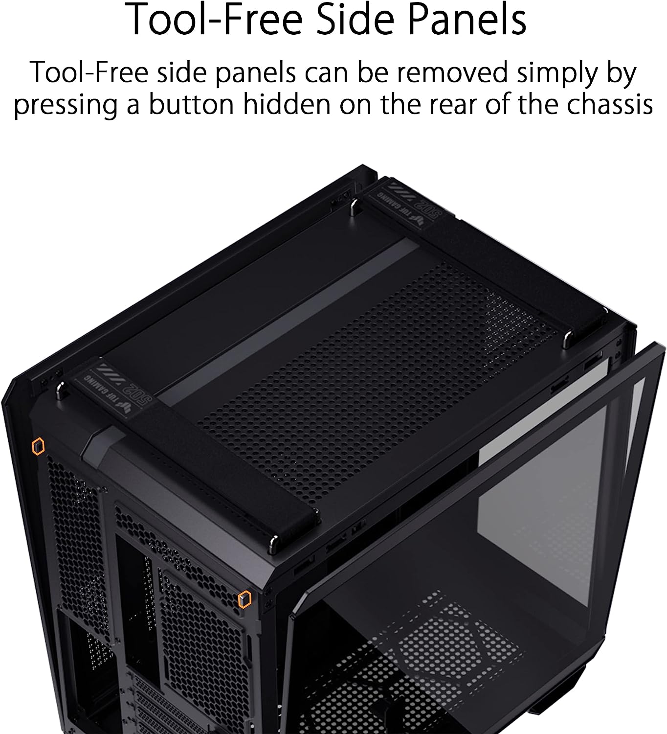 ASUS TUF Gaming GT502 ATX Mid-Tower Front Panel RGB GAMING CASE ASUS TUF Gaming GT502 ATX Mid-Tower Front Panel RGB GAMING CASE